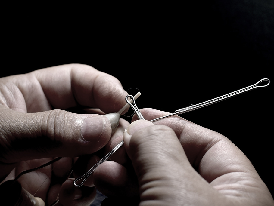 Craftsman hands working